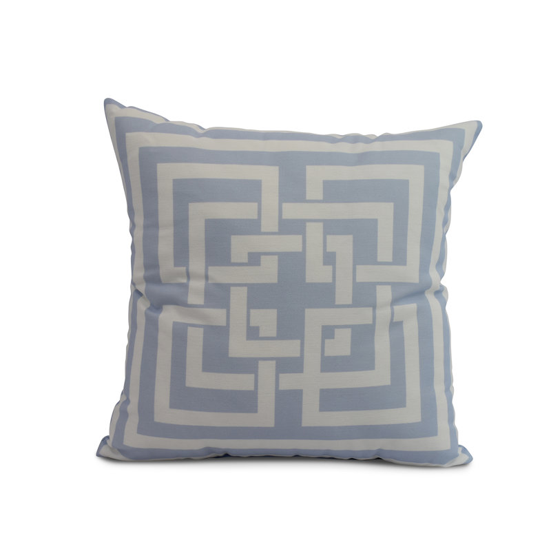 Housse et insert de coussin carré Nantucket, Bleu, 26 po x 26 po