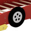 Lit plateforme simple avec roulettes