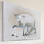 « comments blanches », reproduction d’art sur toile tendue-21130179