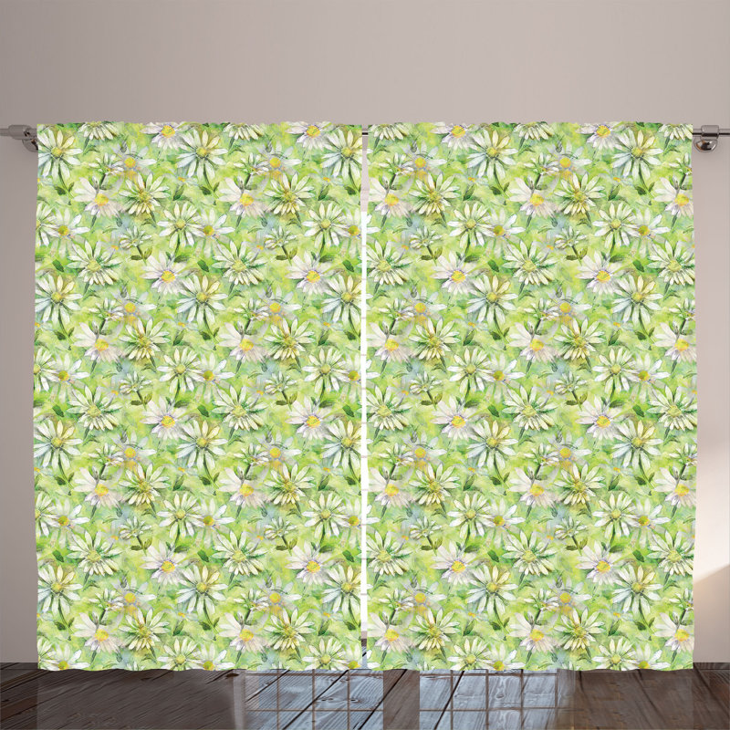 Semi Sheer Curtain Pair
