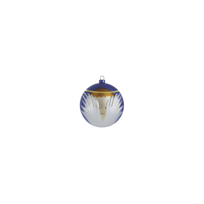 Angioletto 4.7'' Handmade Glass Fantasy & Sci-Fi Ball Ornament