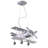 Kids 1 Light Silver Airplane Fixture-29557817