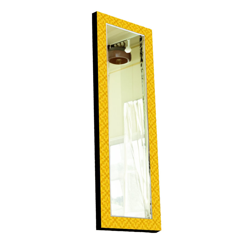 Wood Flat Wall Mirror