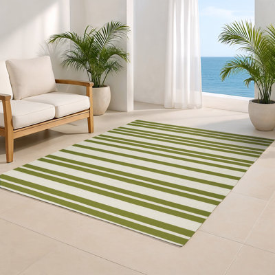 Tapis intérieur / extérieur beige HorizontalStripes