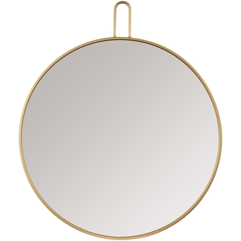Raiko Metal Round Wall Mirror, 38" x 32"