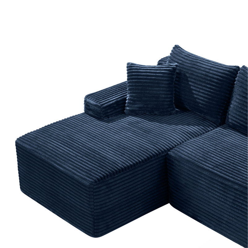 Canapé modulaire 106,3 po Cloud, Blue