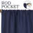 Modern Linen Inspired Classic Solid 100% Polyester Room Darkening Curtain Panel-447945576-472784741