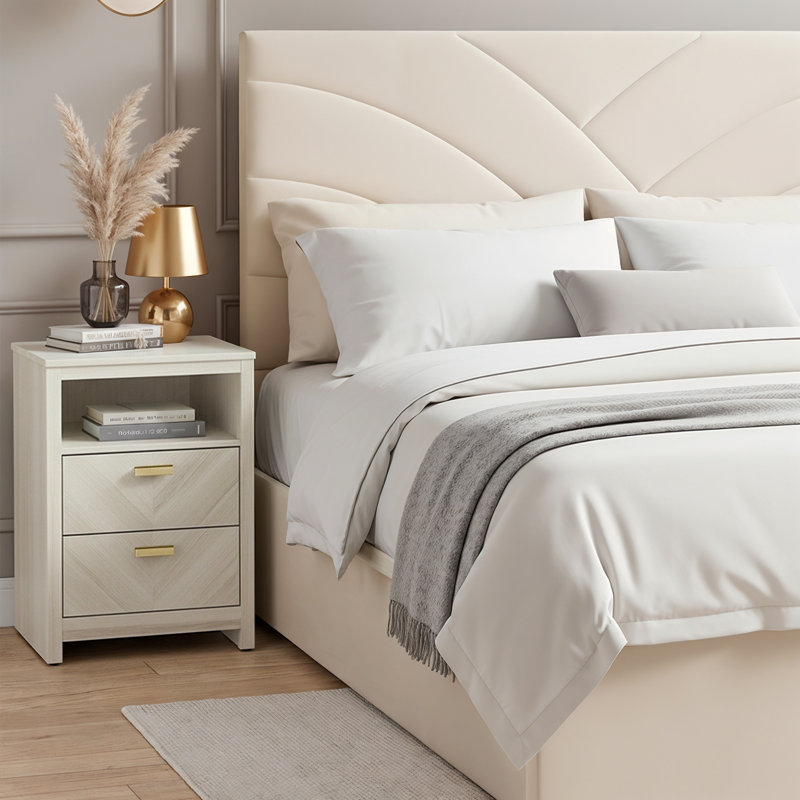 Pearl Ottoman Bed 2 Piece Bedroom Set