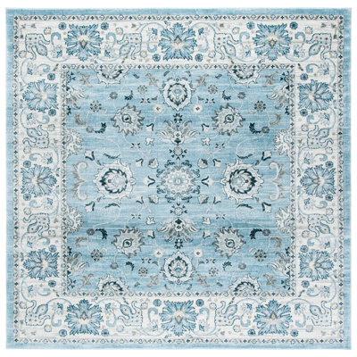 Tapis bleu Delmer