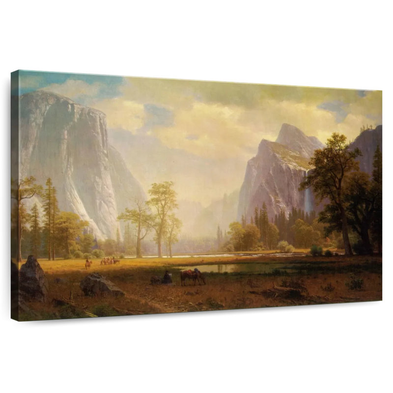 Alvord regardant la vallée de Yosemite, H 34 po x l 51 po