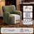 Upholstered Wingback Accent Chair-265896177