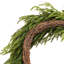 24" LED Battery Operated Timer Natural Touch Norfolk Pine Wreath