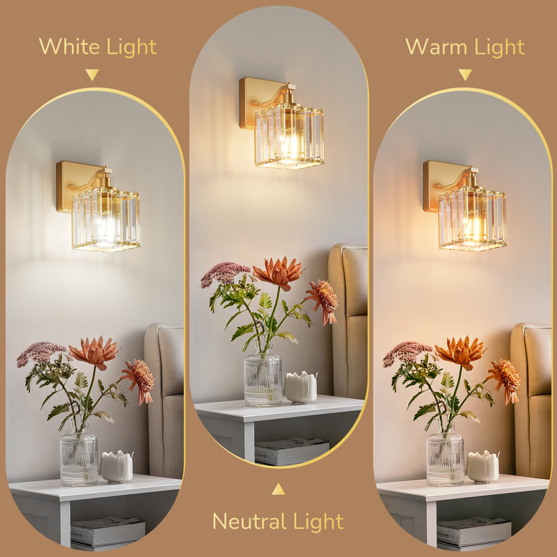 Dimmable Armed Wall Sconce