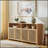 Rattan Sideboard Buffet with Spacious Storage-197914556