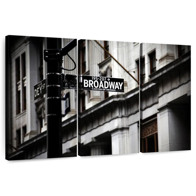 Sirci Broadway Street, H 42 po x l 65 po