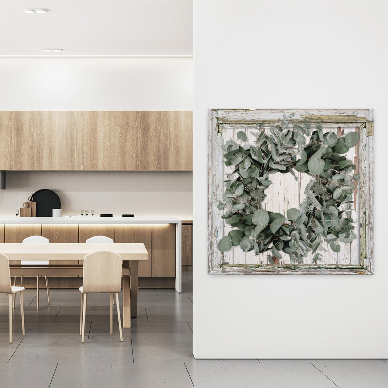 Été de sauge, art contemporain rustique, H 48 po x l 48 po