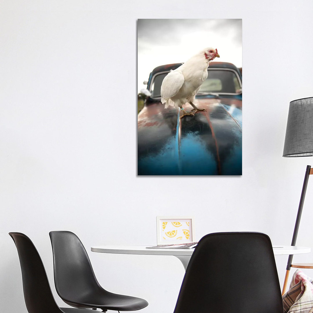 Storm Chicken - Wrapped Canvas Print