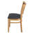 Exum 18 " H Linen Upholstered Cherry and Beech Solid Wood Side Chair