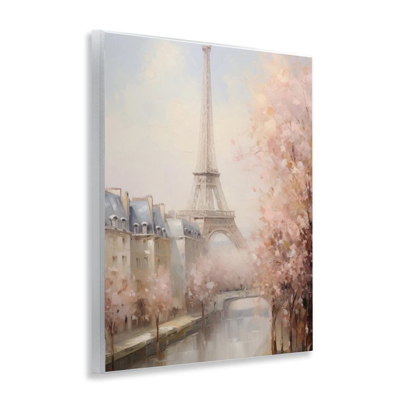 Plaque murale douce avec vue sur la rivière Eiffel, design par Arlington Prints