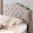 Amey Upholstered Headboard has a traditional portman style, 55.29'' H X 2.56'' D-1654997314-1654993885