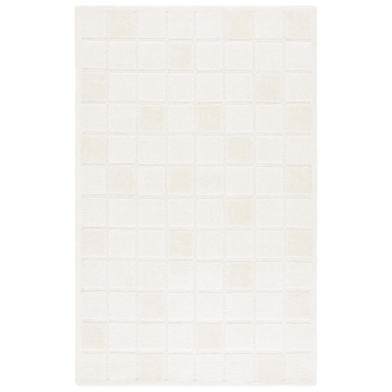 Mykonos 410 Hand Tufted Wool Pile Geometric Rug, Rectangle 8' x 10'