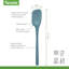 Cuillère en silicone Tovolo Flex-Core pour ramasser, remuer et servir, ardoise bleue-132114285