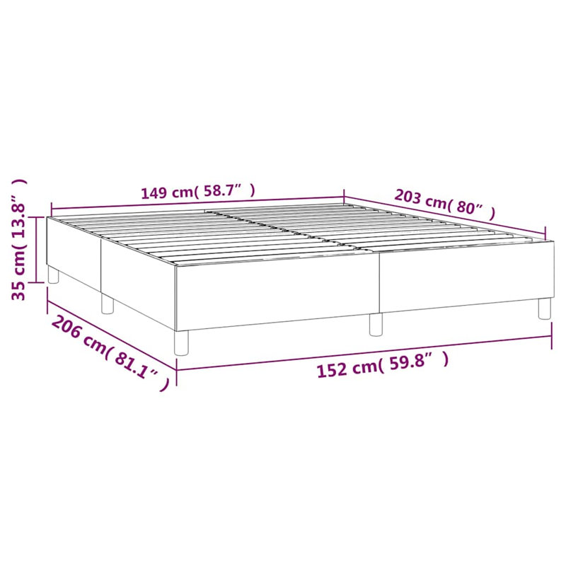 Bed Frame, Kingsize (5')