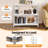 3-Tier Stainless Steel Storage Rack, Adjustable Shelf