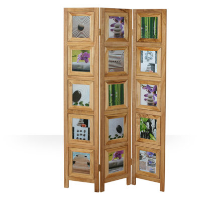 Room Divider Rainey Wooden Room Divider With 3 Panels
