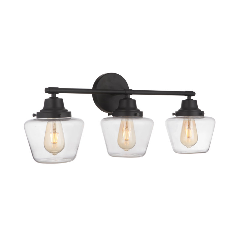Akiba 3 - Light Dimmable Vanity Light, Flat Black