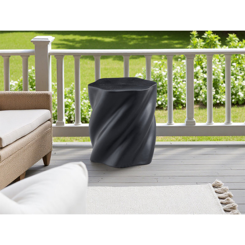 Table décorative de style sculpture moderne 19,69 po