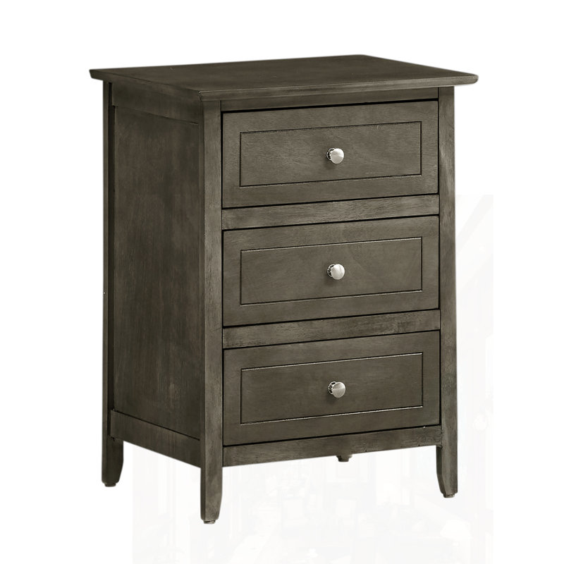 Nightstand For Any Space, Dark Gray