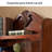 Solid wood bookcase