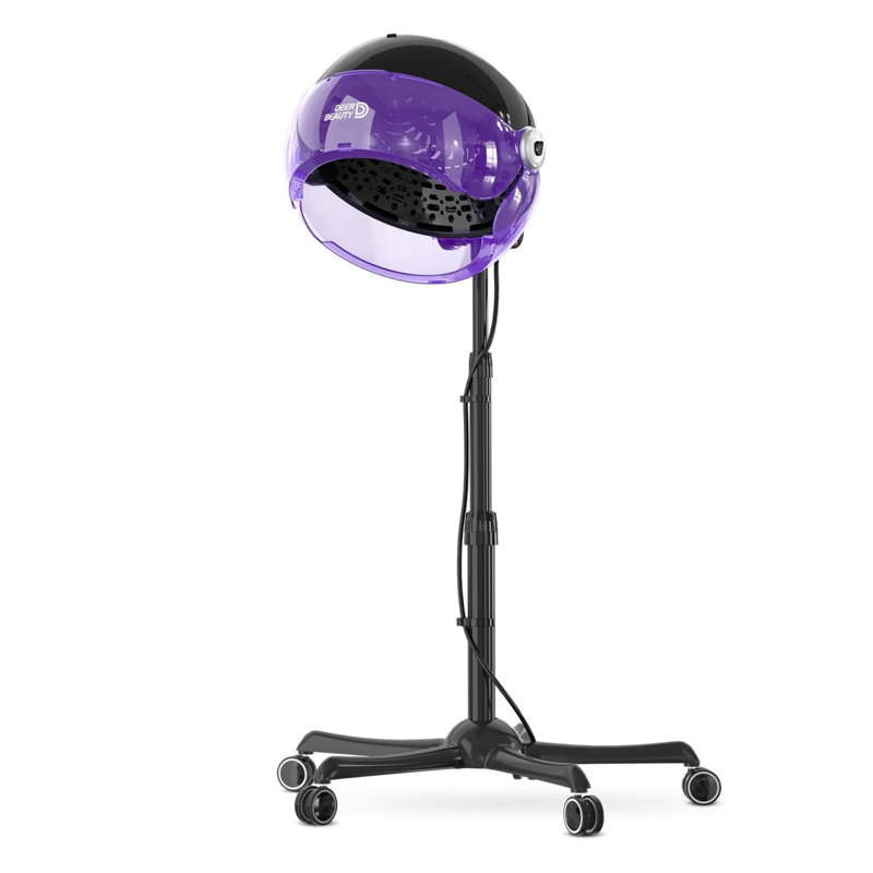 Freestanding Hair Dryer Ionic Hooded Dryer 1875w, Purple