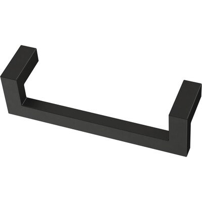 3-3/4" Square Modern Pull Flat Black