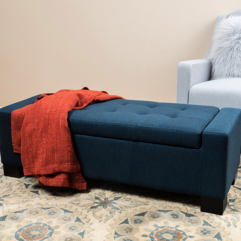 Tissu moderne avec motif gaufré et espace de rangement confortable à texture abondante - bleu marine, Marine