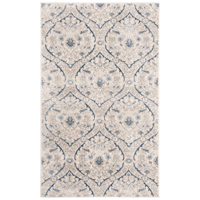 Avira Ikat Light Gray Area Rug