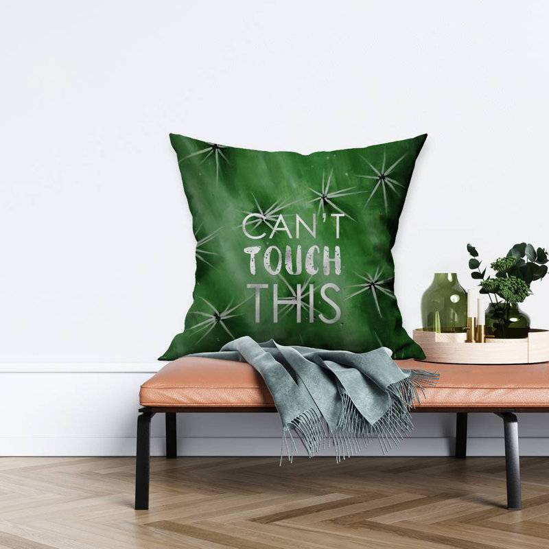 Can't Touch This - Exotic Poly Twill Throw for Living Room Decor