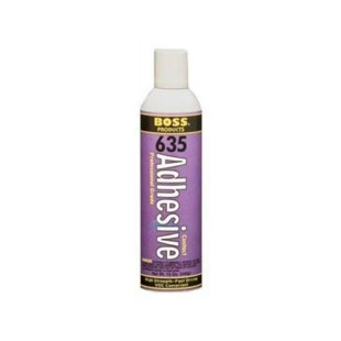Tile Doctor Boss 635c Contact/Spray Adhesive FETI1041, All-Purpose Spray-On Craft/Fabric/Wood Glue with Sprayer Valve for Control, Spray Glue Bonds Paper, Metal, Rubber, Insulation, and More