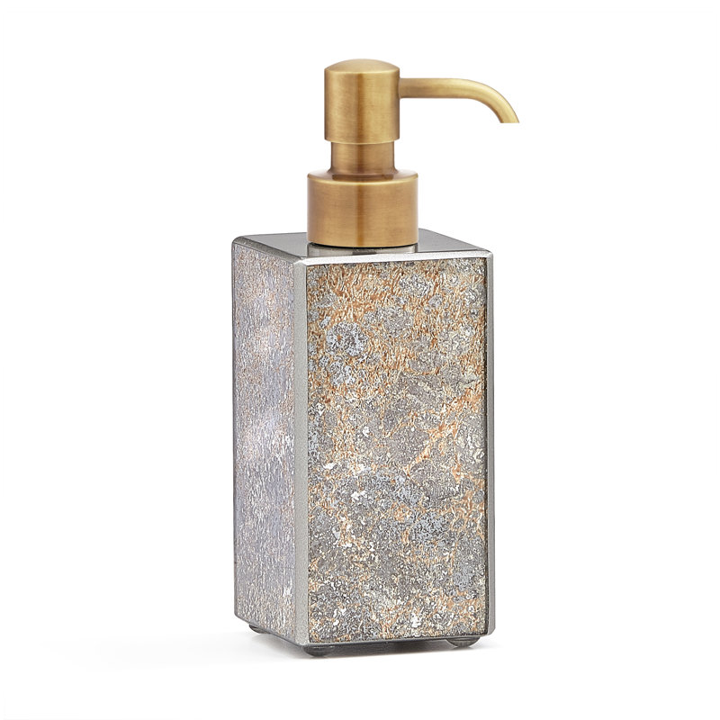 Natasha Soap Dispenser, Burnished Brass