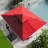 Sil 132'' x 108'' Rectangular Cantilever Umbrella with Crank Lift , Counter Weights Included-1715716739