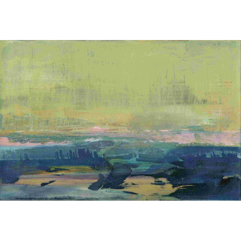 Paysage rétro I, H 32 po x l 48 po