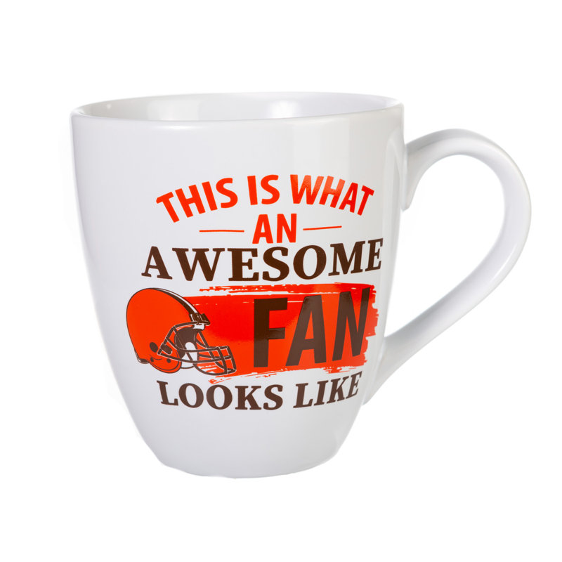Ensemble de 2 tasses à café NFL, Cleveland Browns