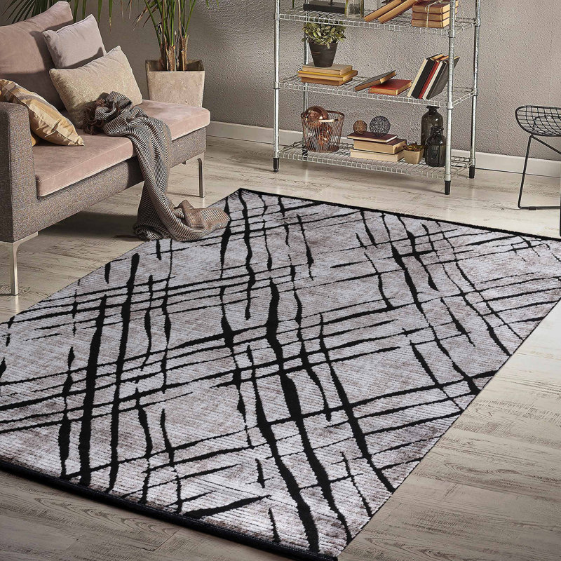 Geometric Area Rug, Rectangle 200 x 290cm