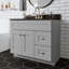 Meuble-lavabo de 36 pouces Brookings, en bois massif, entièrement assemblé, gris Sherwin Williams® - Design House, 215749-98554963