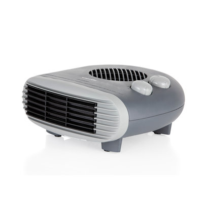 Warmlite WL44004 Portable Flat Fan Heater with 2 Heat Settings and Overheat Protection, 2000W, White