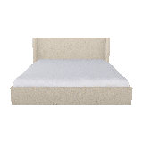 Chloe Upholstered Wingback Bed