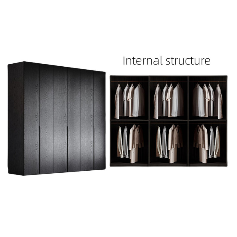 Armoire moderne et simple noire