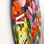 Fleurs printanières colorées - Horloge murale traditionnelle-60187508