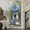 Grandes pivoines bleues céruléennes par The Well II - pivoines, art mural